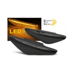 Πλαϊνά Φλας Φτερού Για Bmw 3 E46 Coupe 03-06 Dynamic Led Smoke 2 Τεμάχια Πλαϊνά Φλας Φτερού Για Bmw 3 E46 Coupe 03-06 Dynamic Led Smoke 2 Τεμάχια