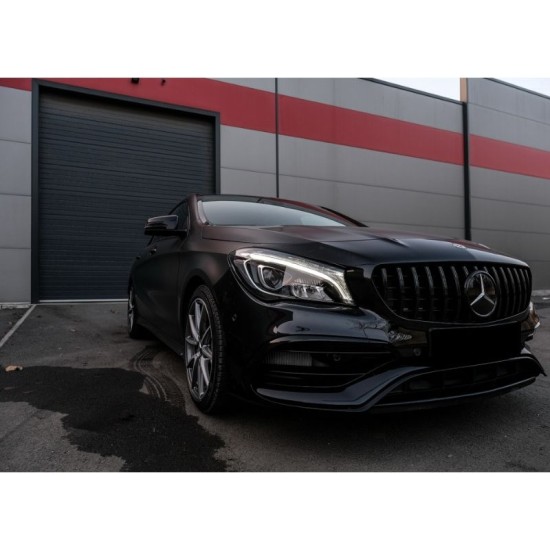 Μάσκα Για Mercedes-Benz CLA-Class C117 / W117 13-19 GT Amg Panamericana Look Μαύρη Γυαλιστερή 1 Τεμάχιο