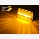 Πλαϊνά Φλας Φτερού Για Audi 100 82-94 / 200 82-91 / Α6 C4 94-97 / 80 91-96 Dynamic Led Smoke 2 Τεμάχια