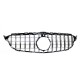 Μάσκα Για Mercedes-Benz C-Class W205 14-18 GT Amg Panamericana Look 360° Με 14 Γραμμές Μαύρο/Χρώμιο 1 Τεμάχιο