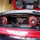 Κόρνα Αυτοκινήτου STI Look Hight 430Hz / Low 320Hz 12V 115dB Κόκκινο / Μαύρο 2 Τεμάχια