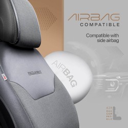 Ημικάλυμμα Αυτοκινήτου Otom "Exclusive" Από Λινό Ύφασμα Με Δερματίνη Σκούρο Γκρι EXLN-102 1 Τεμάχιο Ημικάλυμμα Αυτοκινήτου Otom "Exclusive" Από Λινό Ύφασμα Με Δερματίνη Σκούρο Γκρι EXLN-102 1 Τεμάχιο