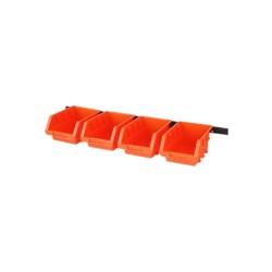 Plastic Tool Bin Organiser Set 8 Pcs 16.4 x 10.5 x 7.6cm Tactix 320604 Plastic Tool Bin Organiser Set 8 Pcs 16.4 x 10.5 x 7.6cm Tactix 320604