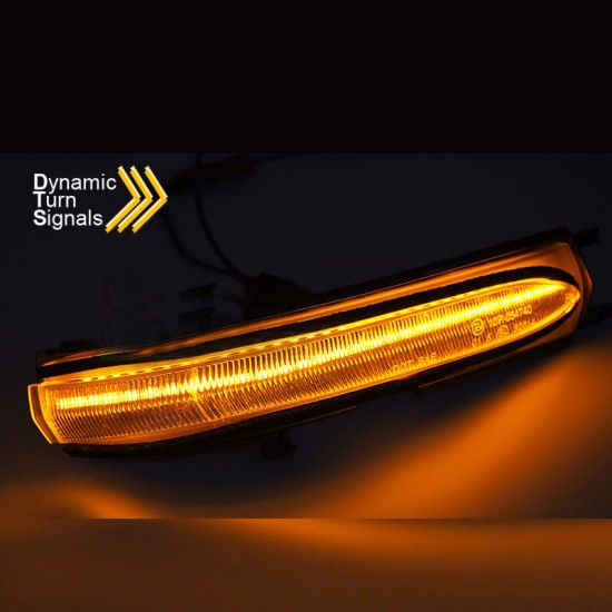 Φλας Καθρέπτη Για Honda Civic 04-06 3-5Doors / Accord 02-08 White Dynamic Led 2 Τεμάχια
