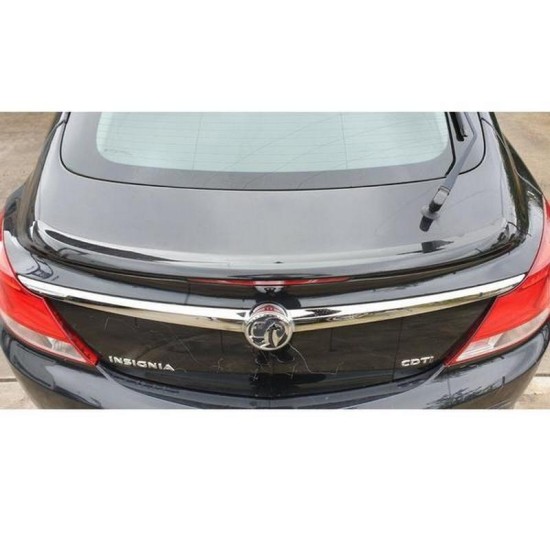 Αεροτομή Πορτ Παγκάζ Για Opel Insignia A 08-13 OPC V2 look Lipspoiler Από Abs Πλαστικό Γυαλιστερή Μαύρη