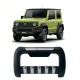 Bull Bar Bumper Guard Εμπρός Προφυλακτήρα Για Suzuki Jimny 2019+ Μαύρο Με Δόντια Inox