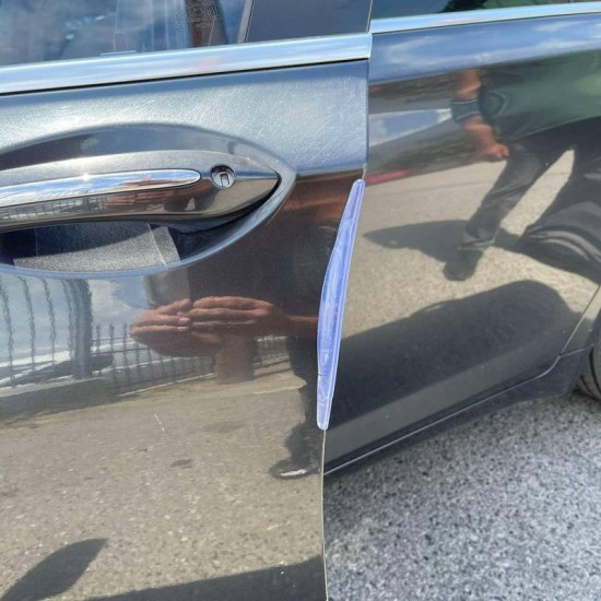 Προστατευτικά Πόρτας / Αποκρουστήρες Car+ 17cm x 1.5cm Διάφανοι 2 Τεμάχια