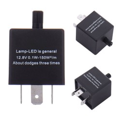 Ρελέ Αυτοκινήτου Flasher Για Led 12 Volt Ρυθμιζόμενο (Negative Connection) 0.02A-20A  CF14KT 1 Τεμάχιο