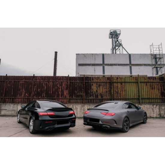 Αεροτομή Πορτ Παγκάζ Για Mercedes-Benz E-Class C238 Coupe 2016+ Abs Πλαστικό Γυαλιστερή Μαύρη