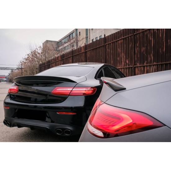 Αεροτομή Πορτ Παγκάζ Για Mercedes-Benz E-Class C238 Coupe 2016+ Abs Πλαστικό Γυαλιστερή Μαύρη