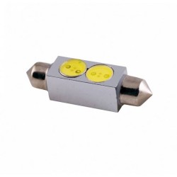 Λάμπες Led Σωληνωτές 41mm 2 Leds 12volt Λευκό Φως RaceSport LIT18BN 2 Τεμάχια