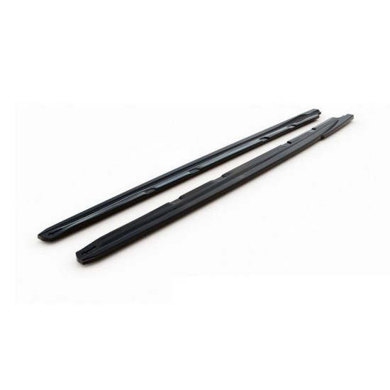Πλαινά Μαρσπιέ Για Seat Leon mk3 2012-2019 Μασπιέ Γυαλιστερό Μαύρο Από Abs Πλαστικό 2 Τεμάχια