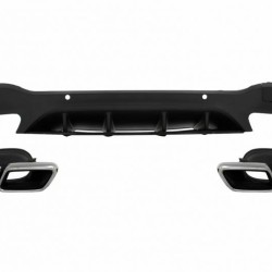 Diffuser Πίσω Προφυλακτήρα Για Mercedes-Benz GLC SUV X253 2015-2019 GLC63 Amg Look Για Amg Sport Line Προφυλακτήρες Σετ Με Μπούκες Χρωμίου Diffuser Πίσω Προφυλακτήρα Για Mercedes-Benz GLC SUV X253 2015-2019 GLC63 Amg Look Για Amg Sport Line Προφυλακτήρες Σετ Με Μπούκες Χρωμίου