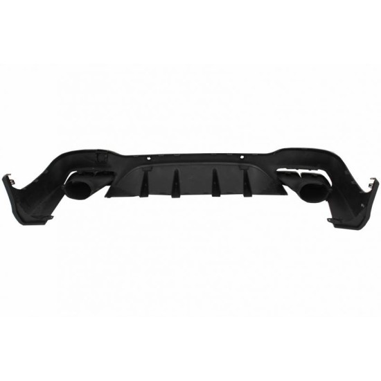 Diffuser Πίσω Προφυλακτήρα Για Mercedes-Benz GLC SUV X253 2015-2019 GLC63 Amg Look Για Amg Sport Line Προφυλακτήρες Σετ Με Μπούκες Χρωμίου