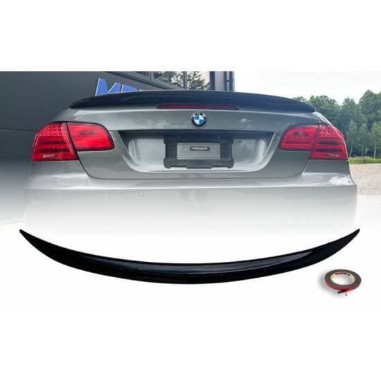 Αεροτομή Πορτ Παγκάζ Για Bmw 3 E93 05-11 Cabrio M-Performance Look Lipspoiler Από Abs Πλαστικό Μαύρη Γυαλιστερή