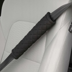 Μαξιλαράκια Ζώνης Ασφαλείας Swiss  26x6.3cm Μαύρα Με Μαύρη Ραφή Ζευγάρι 2 Τεμάχια Μαξιλαράκια Ζώνης Ασφαλείας Swiss  26x6.3cm Μαύρα Με Μαύρη Ραφή Ζευγάρι 2 Τεμάχια