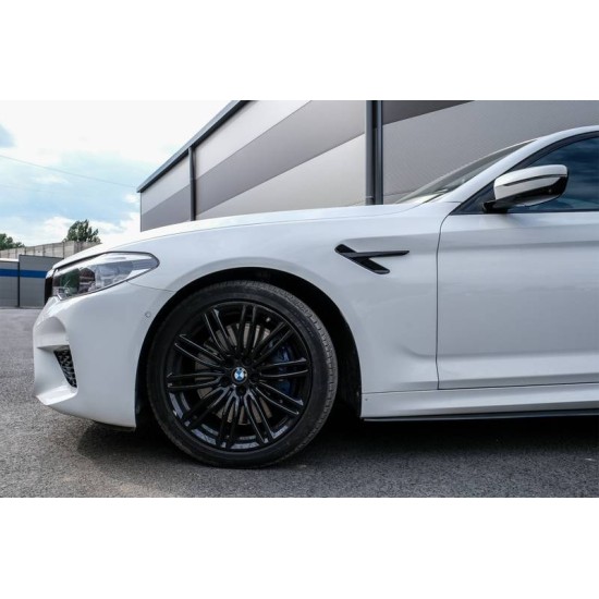 Μπροστινά Φτερά Για BMW Σειρά 5 G30 G31 G38 (2017-) Limousine Touring Black M5 Design 2 Τεμάχια
