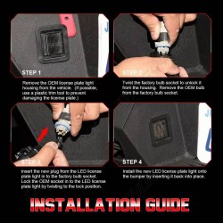 Led Φαναράκια Πινακίδας Για Ford F150 MK13 14-17 Ζευγάρι 2 Τεμάχια Led Φαναράκια Πινακίδας Για Ford F150 MK13 14-17 Ζευγάρι 2 Τεμάχια