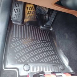 Πατάκια Σκαφάκια 3D Από Λάστιχο TPE Για Mercedes E-Class W214 2023- Rizline 4 Τεμάχια Μαύρα