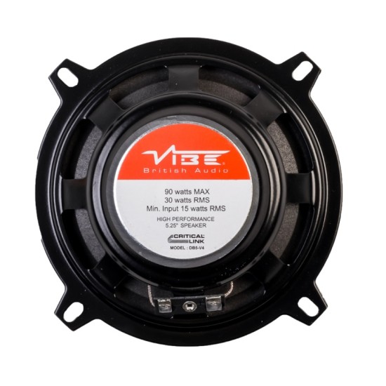 Ηχείο Αυτοκινήτου Vibe DΒ5-V4 Easy Fit 5.25"/13cm 90W Peak 30W RMS 1 Τεμάχιο