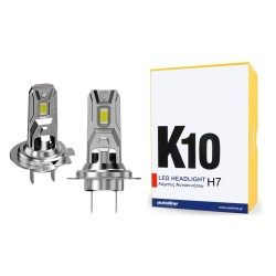 Λάμπες Led H7 12volt 25watt 2200lm 6500k K10 2 Τεμάχια