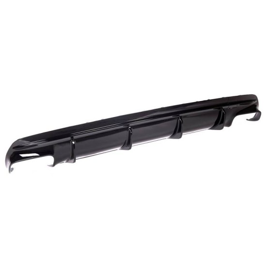 Diffuser Πίσω Προφυλακτήρα Για Mercedes-Benz CLA C117 13-16 Amg 45 Look For Amg Sport Line Version Bumpers Piano Black
