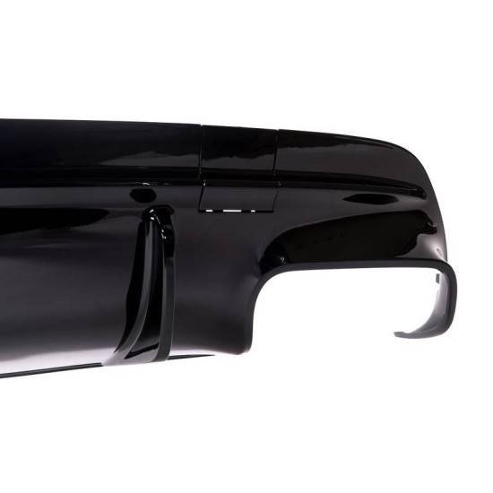 Diffuser Πίσω Προφυλακτήρα Για Mercedes-Benz CLA C117 13-16 Amg 45 Look For Amg Sport Line Version Bumpers Piano Black