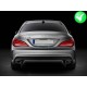 Diffuser Πίσω Προφυλακτήρα Για Mercedes-Benz CLA C117 13-16 Amg 45 Look For Amg Sport Line Version Bumpers Piano Black