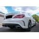 Diffuser Πίσω Προφυλακτήρα Για Mercedes-Benz CLA C117 13-16 Amg 45 Look For Amg Sport Line Version Bumpers Piano Black