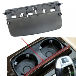 Καπάκι Ποτηροθήκης Εσωτερικό Για BMW Σειρά 7 F01 / F02 08-15 Μαύρο