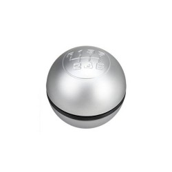 Πόμολο Λεβιέ Ταχυτήτων Μαρκέ Ασημί Για Alfa Romeo Giulietta Με 6 Ταχύτητες