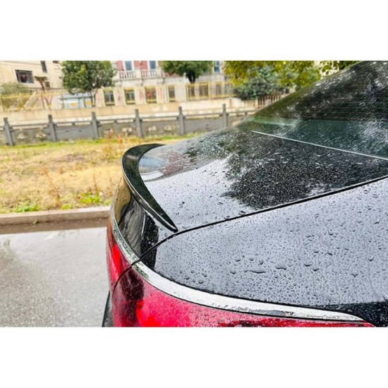 Αεροτομή Πορτ Παγκάζ Για Mercedes-Benz E-Class W214 2024+ Amg V2 Abs Πλαστικό Γυαλιστερή Μαύρη