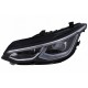 Μπροστινά Φανάρια Set Για Vw Golf VIII (8) 19-24 R Look DRL & Dynamic Φλας Μαύρα Με Χρώμιο Με Μοτέρ Carner