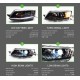 Μπροστινά Φανάρια Set Για Skoda Octavia mk3 2014-2017 DRL Μαύρα Carner