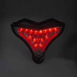 Πισινό Φανάρι Moto Για Yamaha YZF-R1 09-14 Full Led Με Φλας Smoke/ Crystal