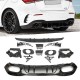 Diffuser Πίσω Προφυλακτήρα Για Mercedes-Benz A-Class W177 18-23 Hatchback Amg 35 Look