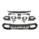 Diffuser Πίσω Προφυλακτήρα Για Mercedes-Benz A-Class W177 18-23 Hatchback Amg 35 Look