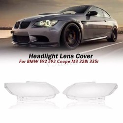 Κρύσταλλα Φαναριών Για Bmw 3 E92 / E93 06-10 Ζευγάρι 2 Τεμάχια