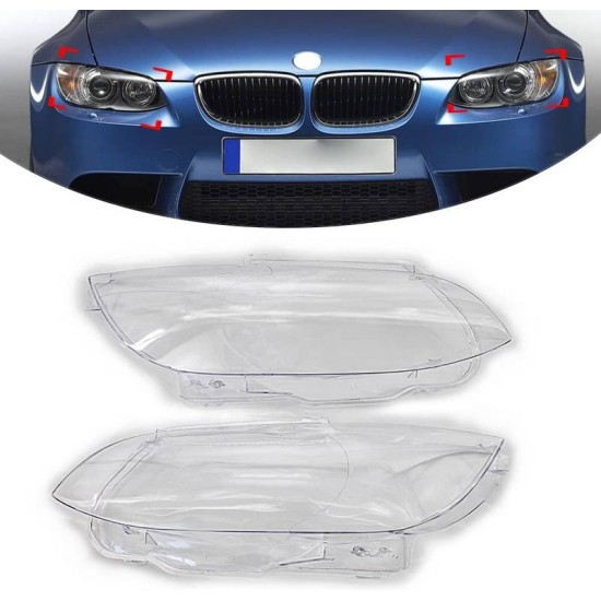 Κρύσταλλα Φαναριών Για Bmw 3 E92 / E93 06-10 Ζευγάρι 2 Τεμάχια Κρύσταλλα Φαναριών Για Bmw 3 E92 / E93 06-10 Ζευγάρι 2 Τεμάχια