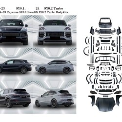 Body Kit Για Porsche Cayenne 9Y0.1 2018-2023 Upgrade σε 2024+  9Y0.2 Turbo GT Look