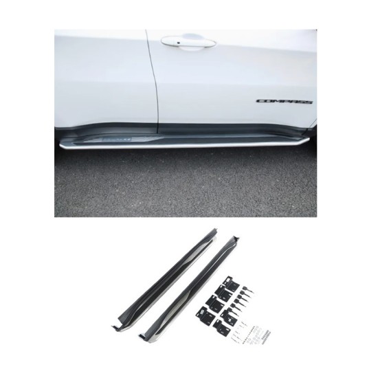 Πλαινά Σκαλοπάτια Για Jeep Compass 17+ 2 Τεμάχια