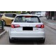 Πισινά Φανάρια Set Για Audi A3 8V 2013-2019 Sportback Led Bar Κόκκινο/Φιμέ