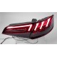 Πισινά Φανάρια Set Για Audi A3 8V 2013-2019 Sportback Led Bar Κόκκινο/Φιμέ