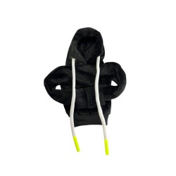 Διακοσμήτικο Κάλυμμα Universal "Φούτερ Με Κουκούλα" Μαύρο Για Πόμολο Ταχυτήτων