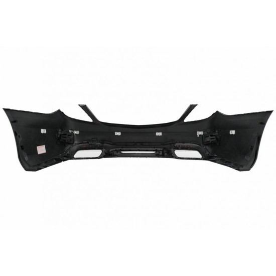 Πισινός Προφυλακτήρας Για Mercedes-Benz S-Class W222 Facelift 17-20 Amg S63 Look Black Edition Με Μαύρες Μπούκες