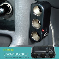 Προέκταση Αναπτήρα Τριπλή Hypersonic Μαύρη ΗΡ-2619 1 Τεμάχιο Προέκταση Αναπτήρα Τριπλή Hypersonic Μαύρη ΗΡ-2619 1 Τεμάχιο