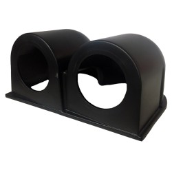 Βάση Για Όργανα Ταμπλό Διπλή (2 x 52mm) Μαύρη Auto Gauge