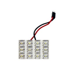 Led Πλαφονιέρας 12 Led 12volt Με 5 Αντάπτορες Λευκό 1 Τεμάχιο Led Πλαφονιέρας 12 Led 12volt Με 5 Αντάπτορες Λευκό 1 Τεμάχιο