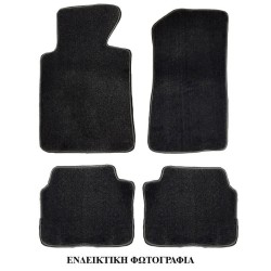 Πατάκια Αυτοκινήτου Μοκέτα Για Toyota Corolla 2001-2007 Μαύρο 4 Τεμάχια