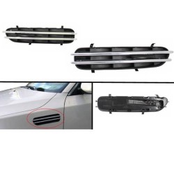 Πλαινές Γρίλιες Φτερών Για Bmw 5 E60 03-10 M5 Look Μαύρο / Χρώμιο 2 Τεμάχια Πλαινές Γρίλιες Φτερών Για Bmw 5 E60 03-10 M5 Look Μαύρο / Χρώμιο 2 Τεμάχια